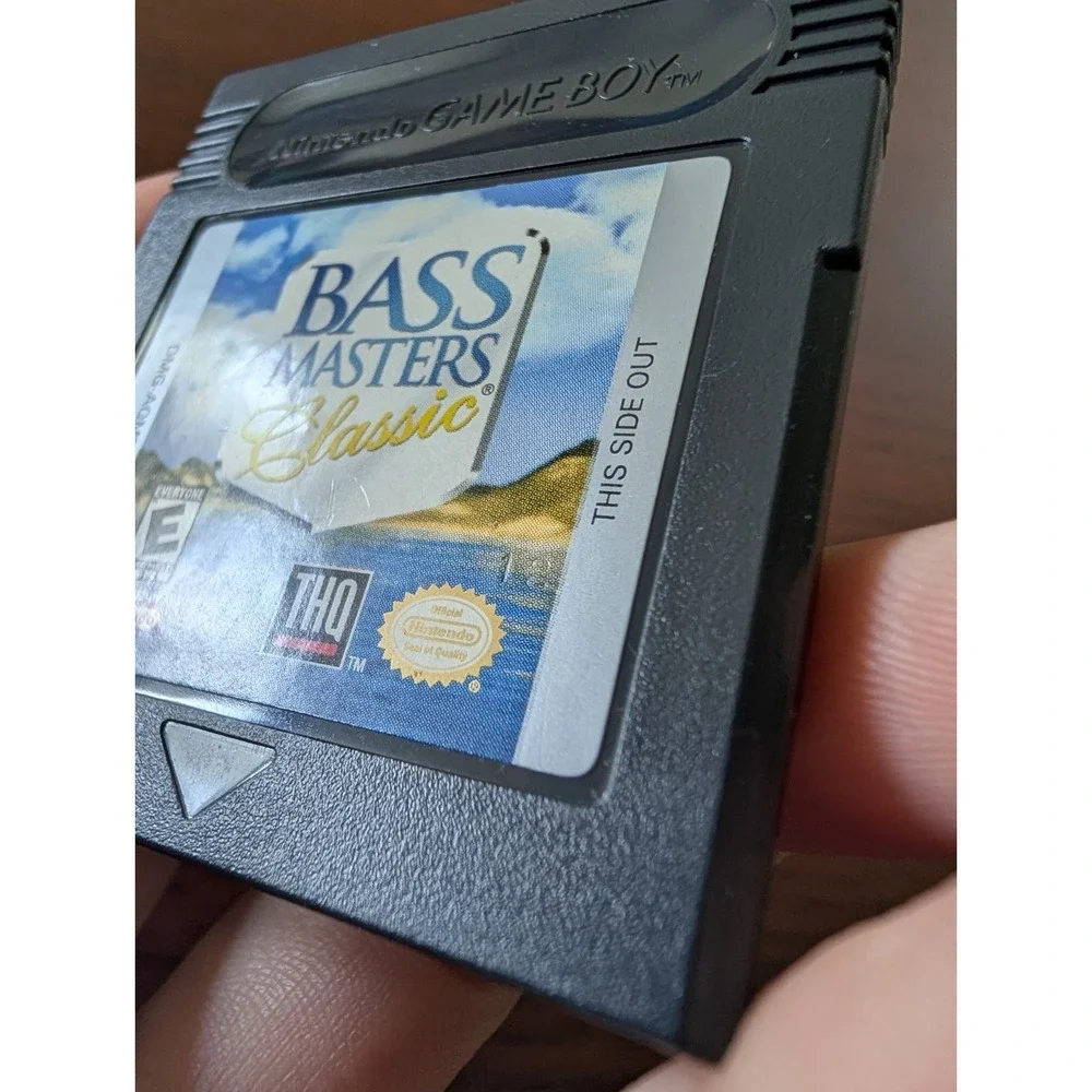 BASS Masters Classic (Nintendo Game Boy Color, 1999) Tested With Manual